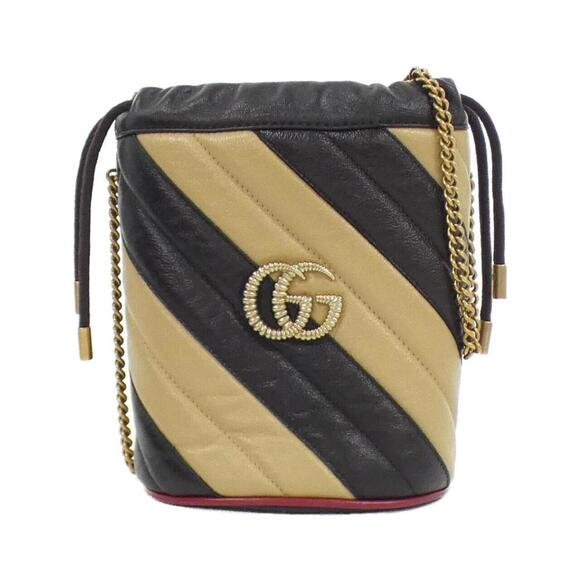 GUCCI Black GG Marmont Shoulder Bag - Picture 1 of 9